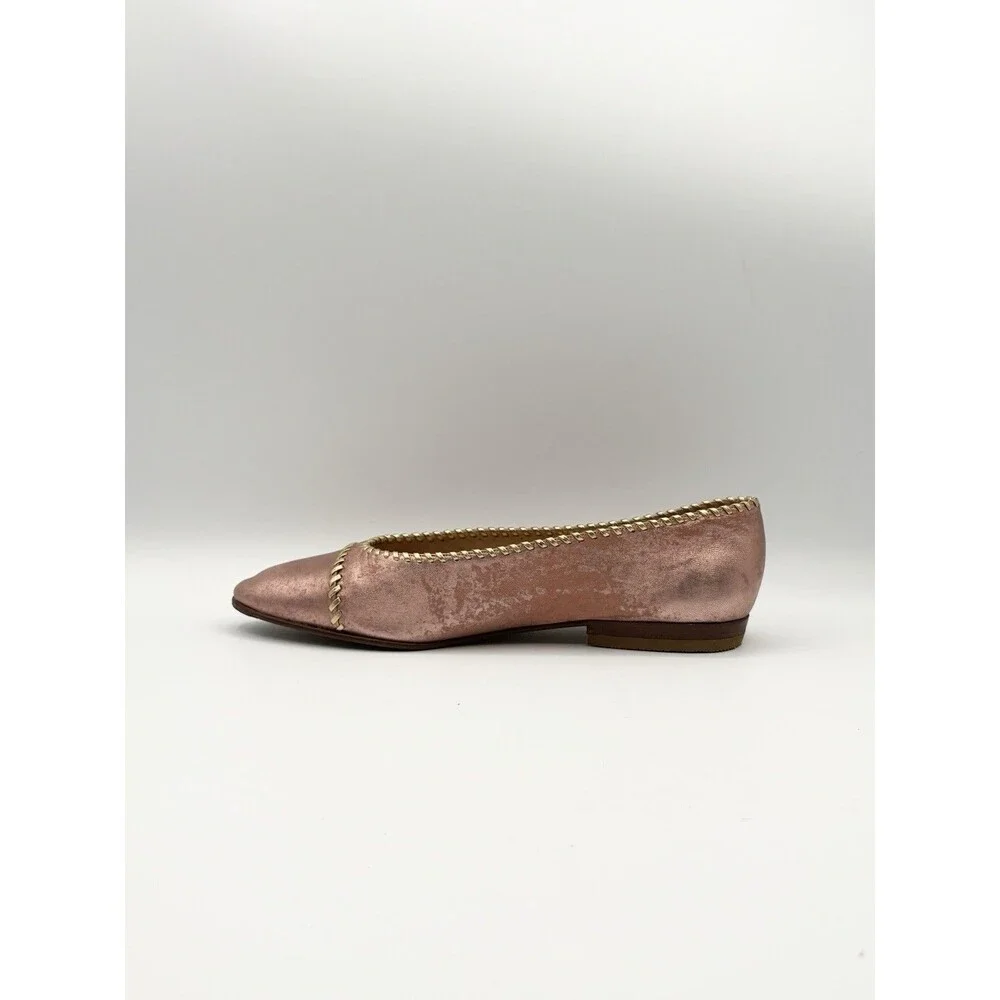 CHANEL pink metallic